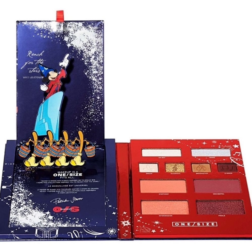 Disney Fantasia Storybook Mickey Face & Eye Palette Eyeshadow Blush New in Box